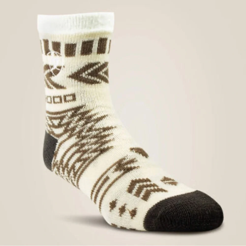 Ariat Womens Cozy Aloe-Infused House Socks Desert‎ Sand O/S
